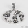 Sterling Silver Dutch Jewellery Design Pendant 1.38 inches (35mm) - Image 2