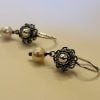 Sterling Silver Dutch Jewellery Drop Earrings with Sweetwater Pearl 0.31 inches (8mm) - Image 7