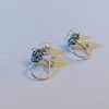 Sterling Silver Dutch Jewellery Drop Earrings with Sweetwater Pearl 0.31 inches (8mm) - Image 6