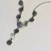 Sterling Silver Dutch Jewellery Y-shaped Necklace holding 9 Zeeuwse Knopen and a Pearl - Image 6