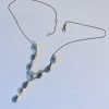 Sterling Silver Dutch Jewellery Y-shaped Necklace holding 9 Zeeuwse Knopen and a Pearl - Image 5