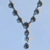 Sterling Silver Dutch Jewellery Y-shaped Necklace holding 9 Zeeuwse Knopen and a Pearl - Image 3