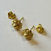 Gold Plated Dutch Jewellery Zeeuwse Knop Stud Earrings 0.31 inches (8mm)