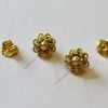 Gold Plated Dutch Jewellery Zeeuwse Knop Stud Earrings 0.31 inches (8mm) - Image 3