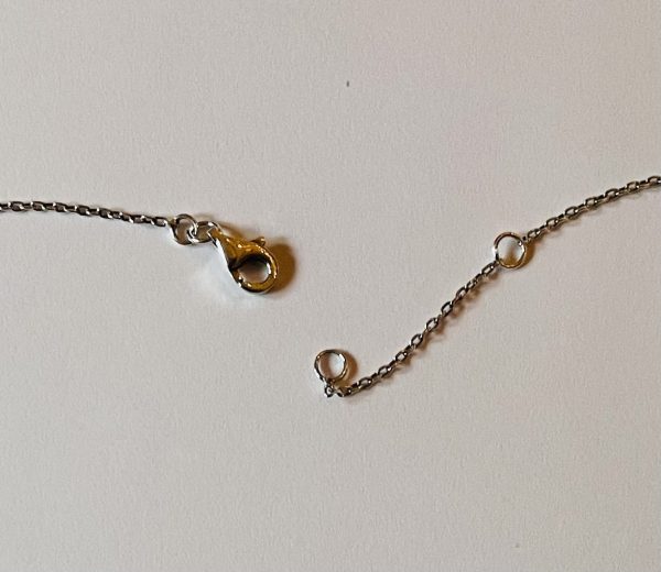 Zilveren Y-Collier met 1 Zeeuwse Knoop van 10mm en 8 van 8mm - Afbeelding 5