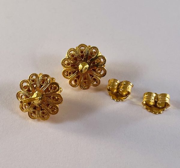 Vergulde Zeeuwse Knoop Oorknoppen  12mm - Afbeelding 4