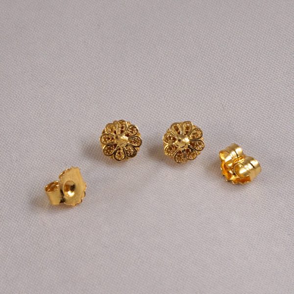 Gouden  Zeeuwse Knoop Oorknoppen  6mm - Afbeelding 10