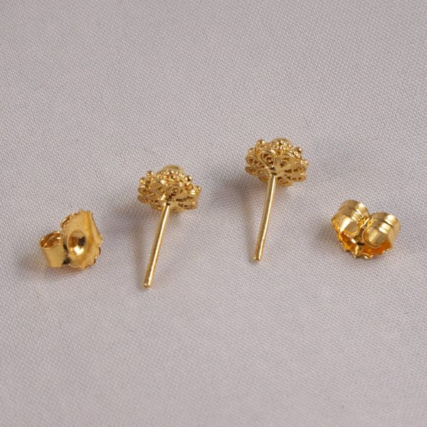 Gouden  Zeeuwse Knoop Oorknoppen  6mm - Afbeelding 9