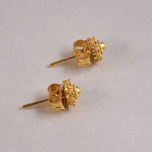 Gouden  Zeeuwse Knoop Oorknoppen  6mm - Afbeelding 6