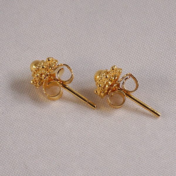 Gouden  Zeeuwse Knoop Oorknoppen  6mm - Afbeelding 4