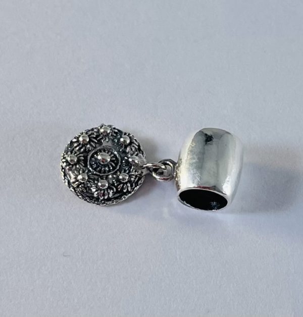 Zilveren Bedel met Goese Knoop 10mm - Afbeelding 6