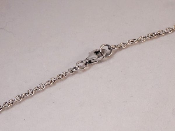 Silver Necklace with Zeeland knoop 10mm with Pearl - Image 4
