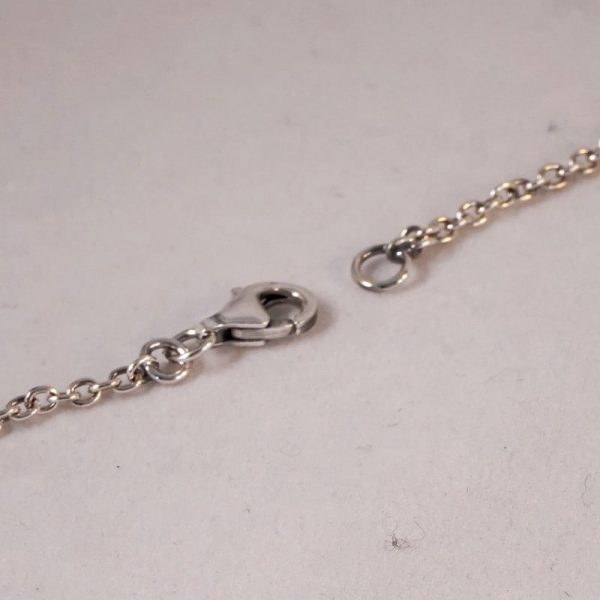 Silver Necklace with Zeeland knoop 10mm with Pearl - Image 5