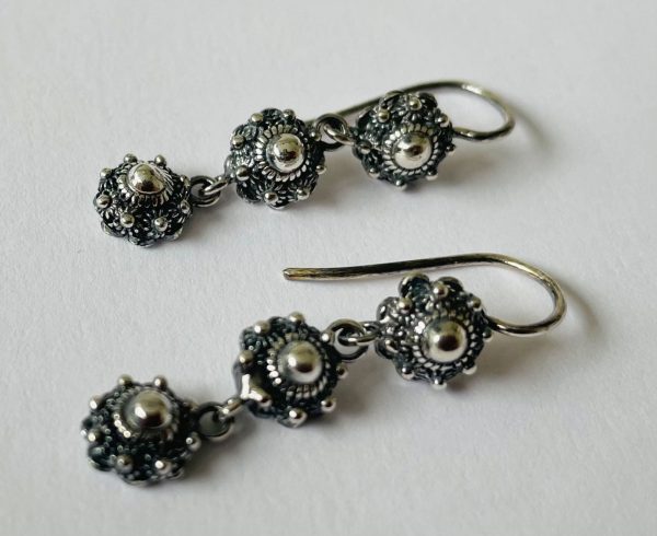 Zilveren Oorhaakjes met Zeeuwse Knoop 3x6mm - Afbeelding 4