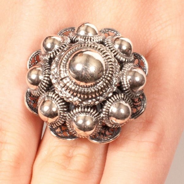 Zilveren Ring met Zeeuwse Knoop 27mm