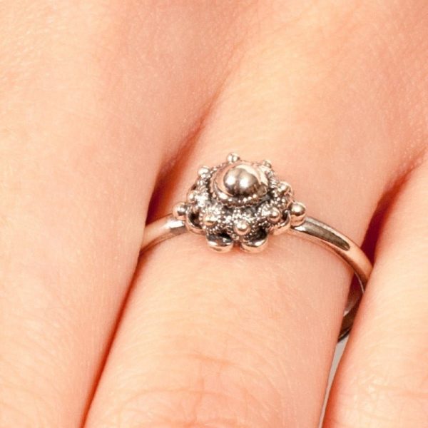 Silver Ring with Zeeland Knot 8mm