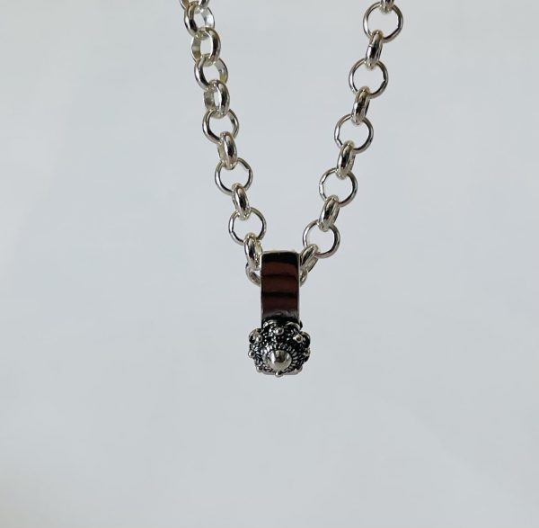 Silver Designer Pendant with 6mm Zeeuwse Knoop - Image 2