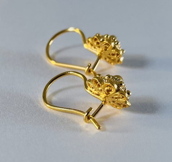 Gouden  Zeeuwse Knoop Oorhangers  8mm - Afbeelding 6