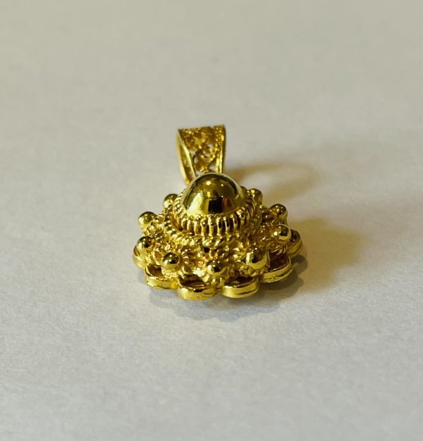 Gold Pendant with Zeeland Knoop 12mm - Image 2