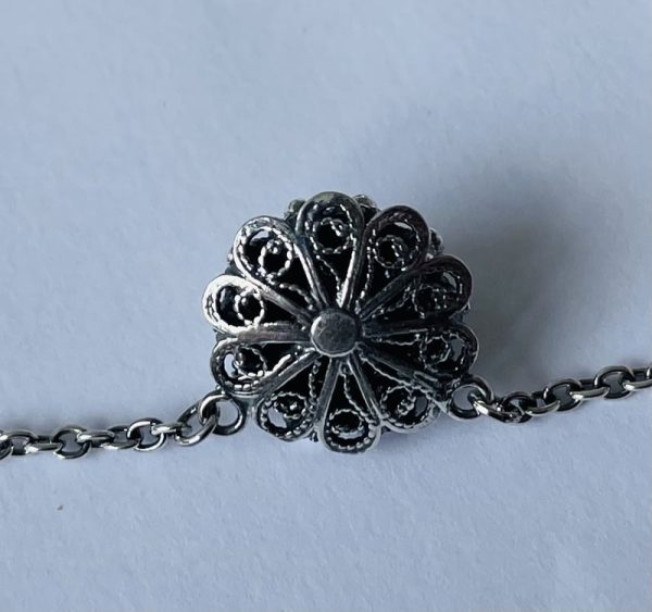 Silver Necklace with Zeeland knoop 14mm - Image 2