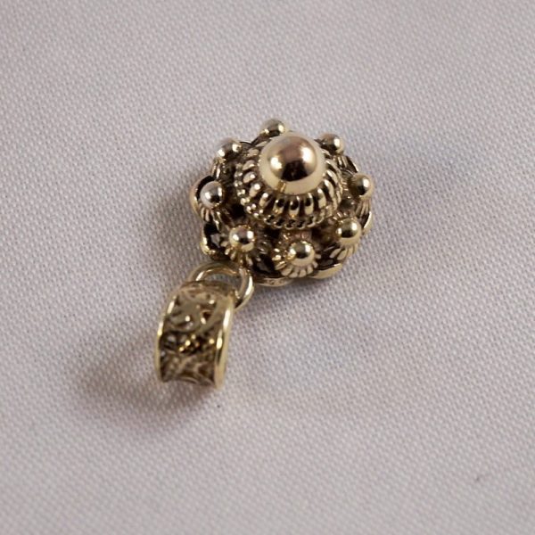Gold-plated pendant with Zeeland knoop 10mm - Image 4