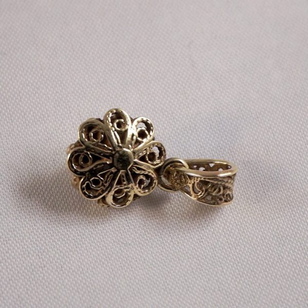 Gold-plated pendant with Zeeland knoop 10mm - Image 7