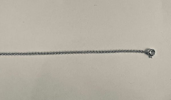 Silver Jasseron Necklace, 2mm Thick - Image 3