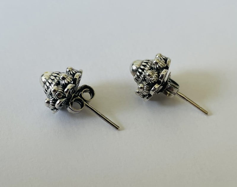 Zilveren Oorknopjes met Zeeuwse Knoop 10mm - Afbeelding 2