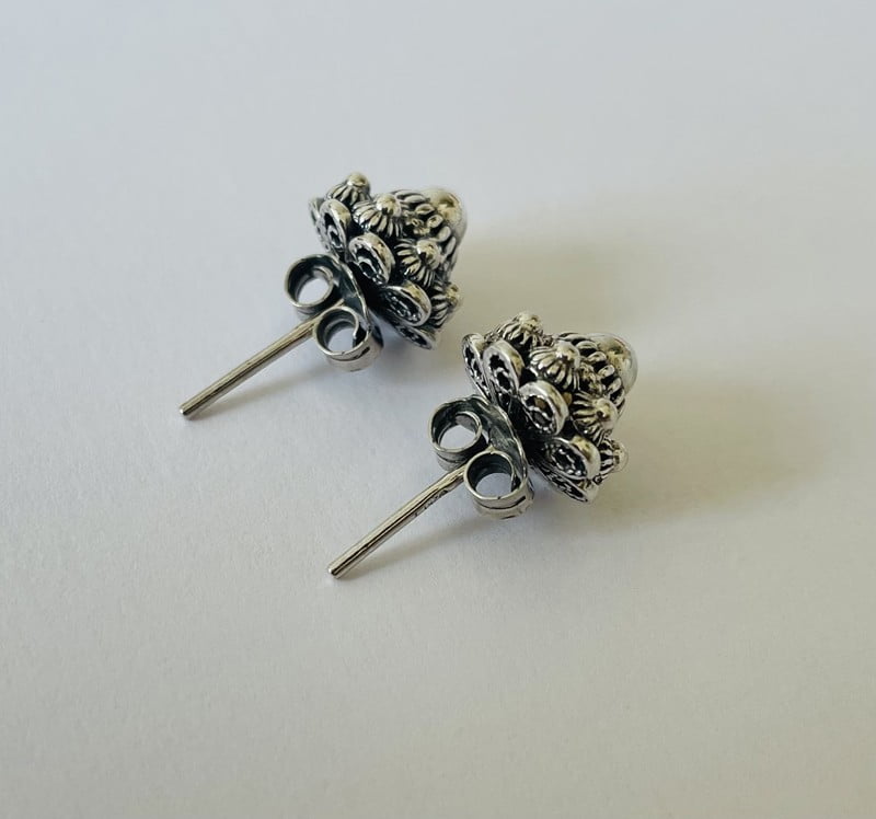 Zilveren Oorknopjes met Zeeuwse Knoop 10mm - Afbeelding 6