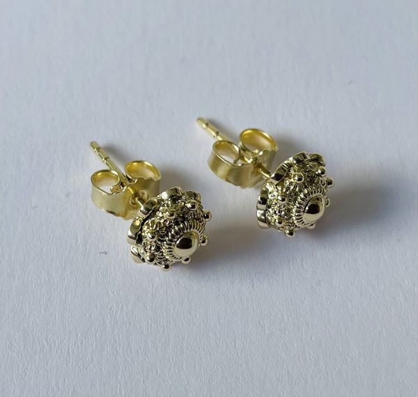 Gouden  Zeeuwse Knoop Oorknoppen  8mm - Afbeelding 2