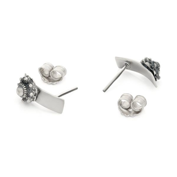 Zilveren Design Oorstekers met Zeeuwse Knop van 6mm - Afbeelding 3