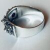 Sterling Silver Design Ring with 3 Original Zeeuwse Knopen of 0.23inches (6mm) - Image 3