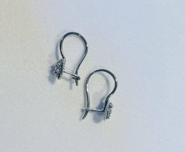 Zilveren Goese Knop Oorhaakjes 6mm - Afbeelding 4