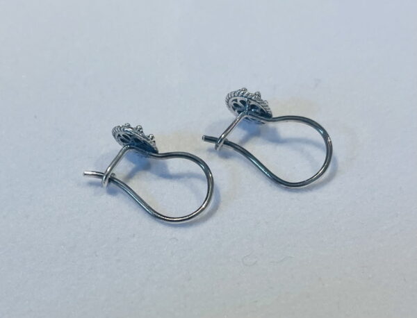 Zilveren Goese Knop Oorhaakjes 6mm - Afbeelding 5
