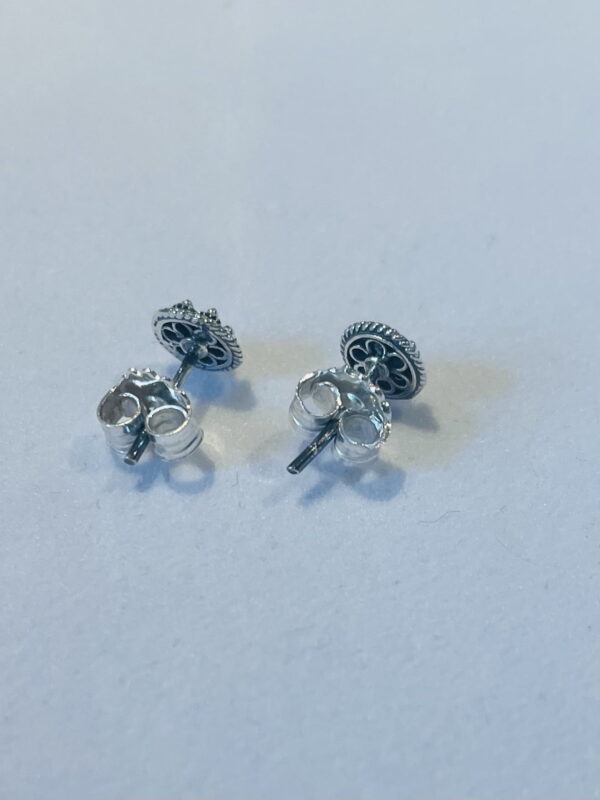Zilveren Goese Knop Oorknoppen 6mm - Afbeelding 8
