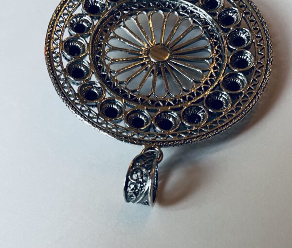 Silver Zeeuwse Fantasy Pendant 39mm - Image 6