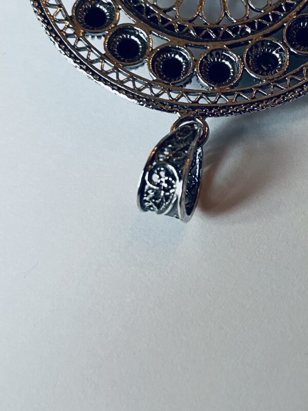 Silver Zeeuwse Fantasy Pendant 39mm - Image 7